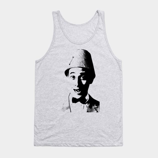 Pee wee t-shirt Tank Top by Kutu beras 